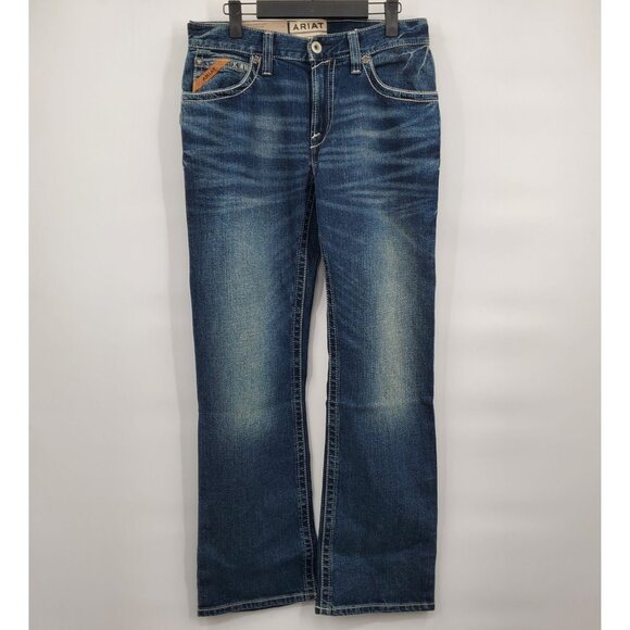 Ariat M4 Stretch Adkins Relax Boot Cut Jeans Men Size 30 X 32 NWT Turnout - Picture 1 of 15